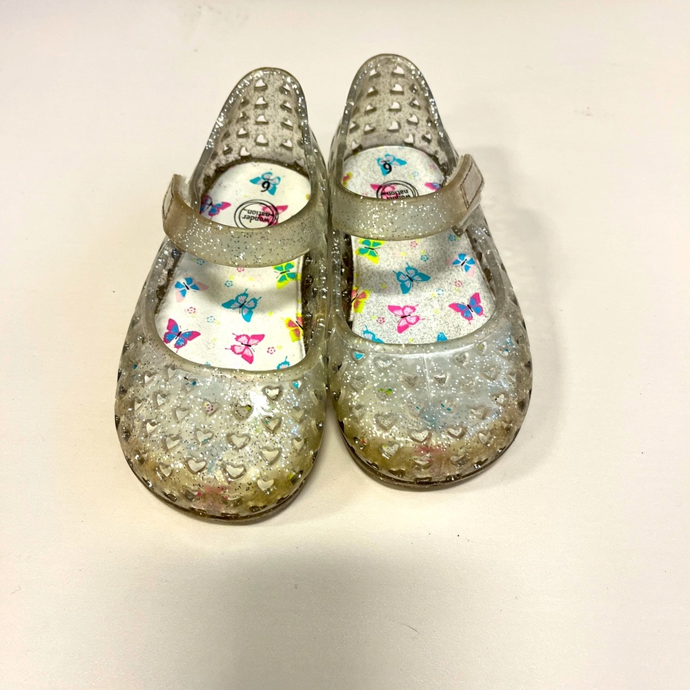 Wonder Nation Glitter Sandals